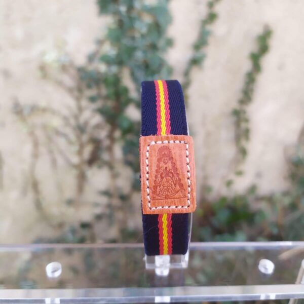Pulsera elástica y piel Virgen del Rocío