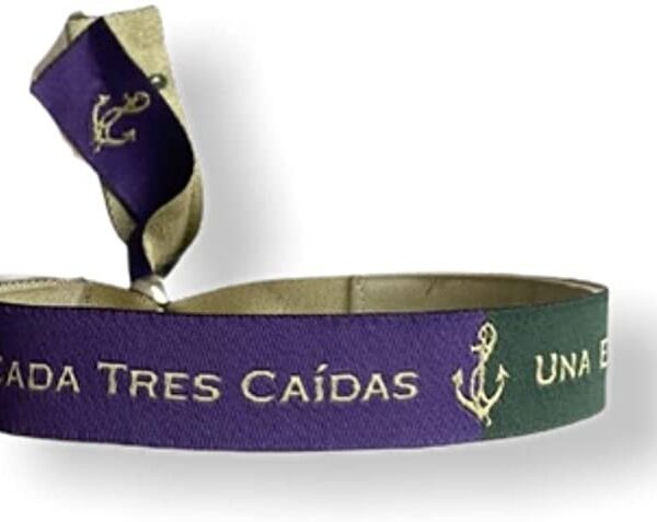 Pulsera cofrade Cada Tres Caídas Una Esperanza