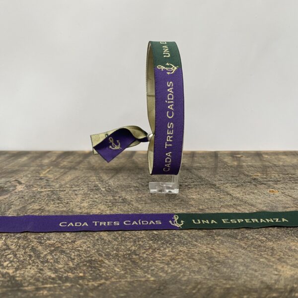 Pulsera cofrade Cada Tres Caídas Una Esperanza